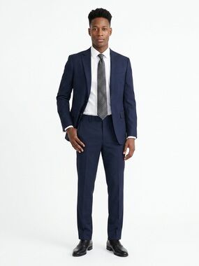 Men's Bellissimo Black & Charcoal Checkered Tie